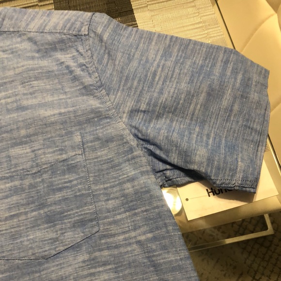 New Men’s Hurley OAO button up shirt medium - Picture 3 of 6